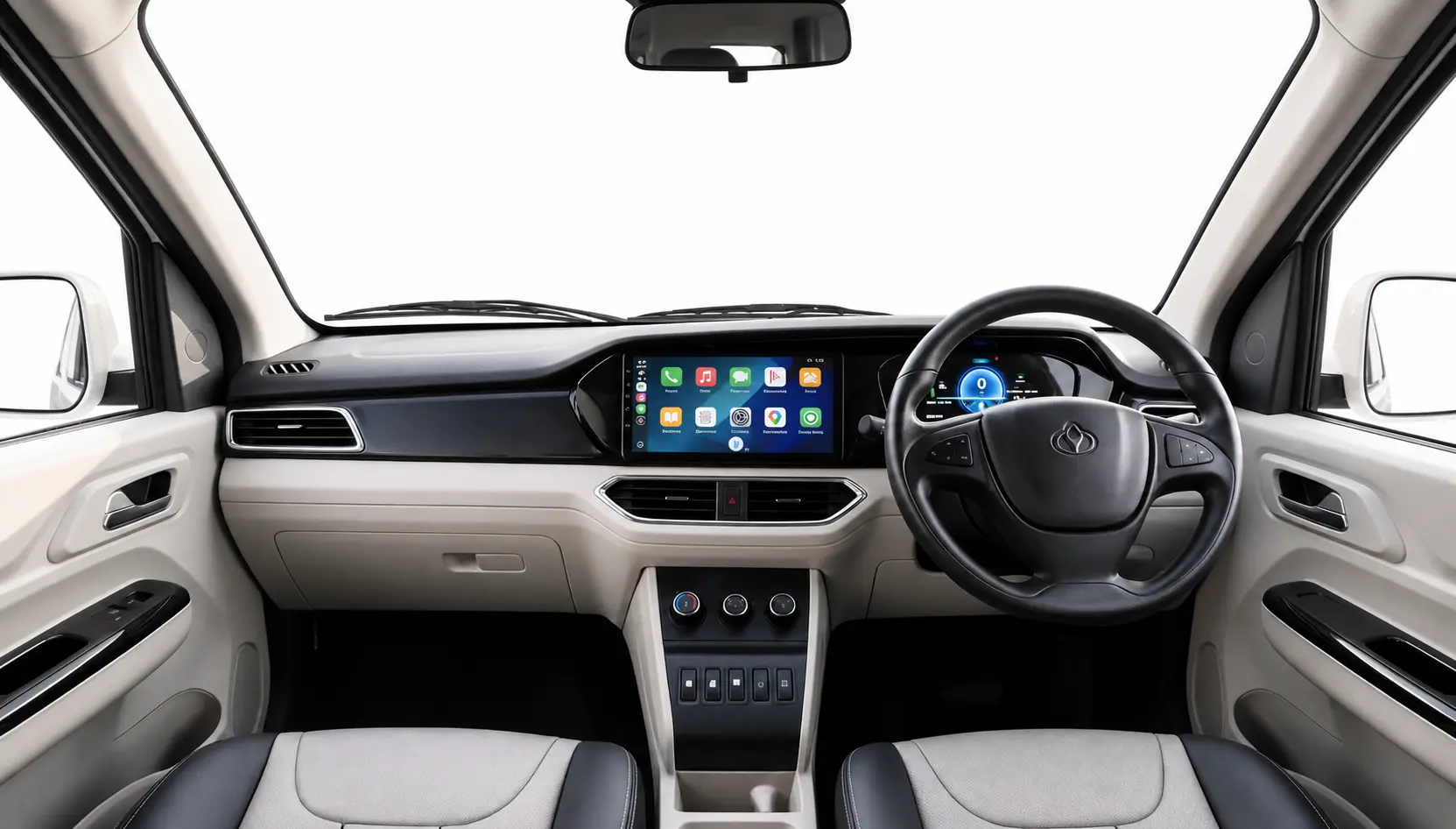 V7 EV spacious front driving space