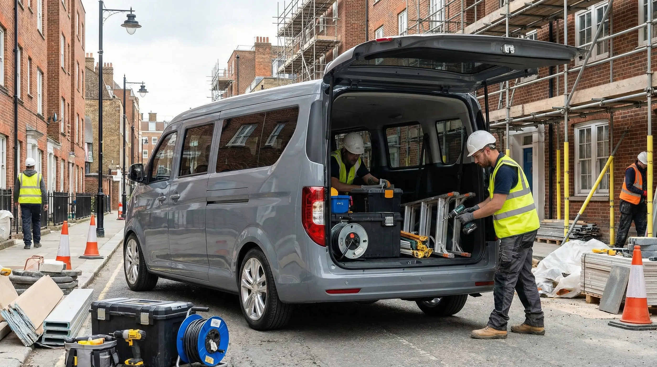 V7 EV renovation material transport