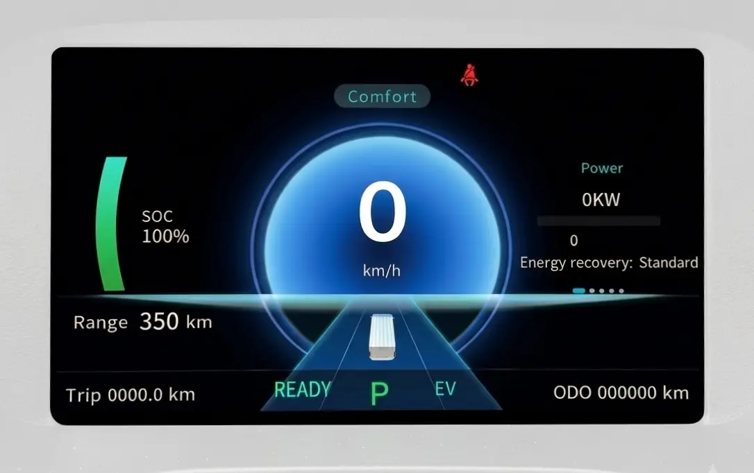 V7 EV HD digital instrument cluster